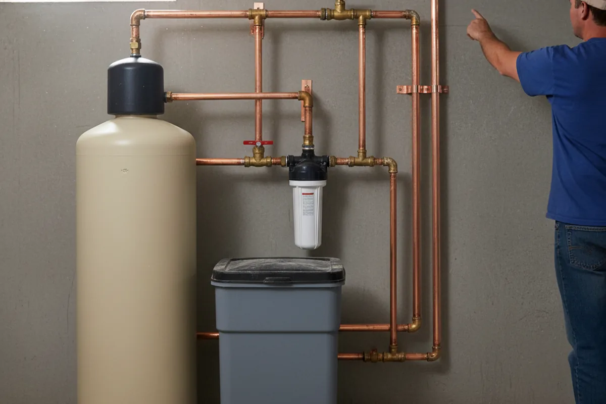 Whole-house water treatment system installed in Fyffe